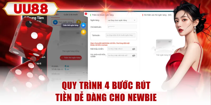 Quy trình 4 bước rút tiền dễ dàng cho newbie